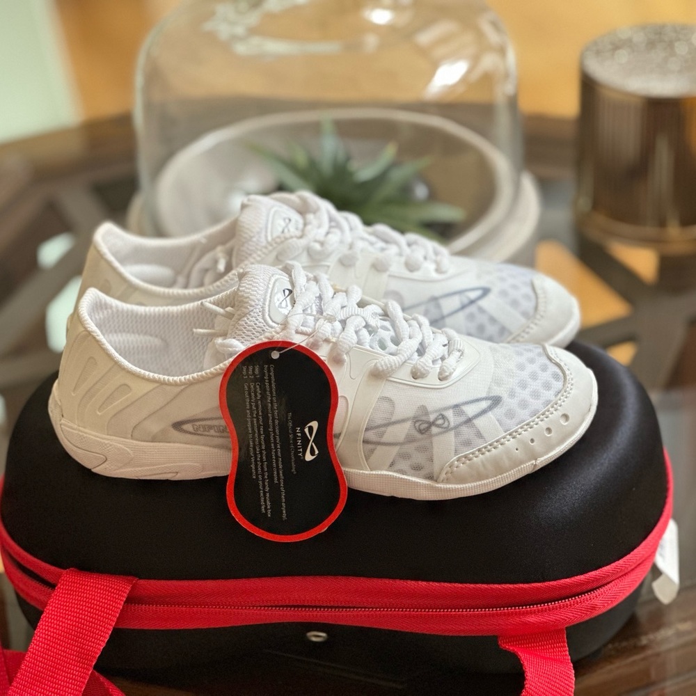 NFINITY , VENGEANCE cheer shoes size 5.5